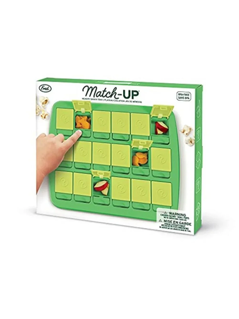 Memory Snack Tray, Fun Interactive Snack Game for Kids,Travel Friendly Food Tray